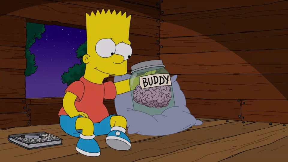 Bart et Buddy Les Simpson S35E18