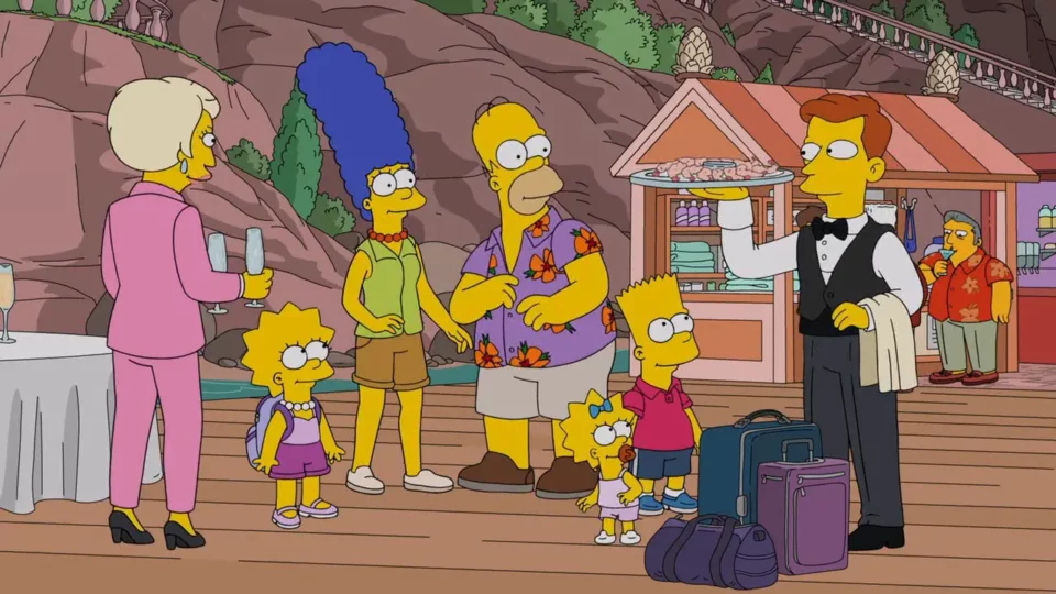 Les Simpson à l'hôtel "The Yellow Lotus"